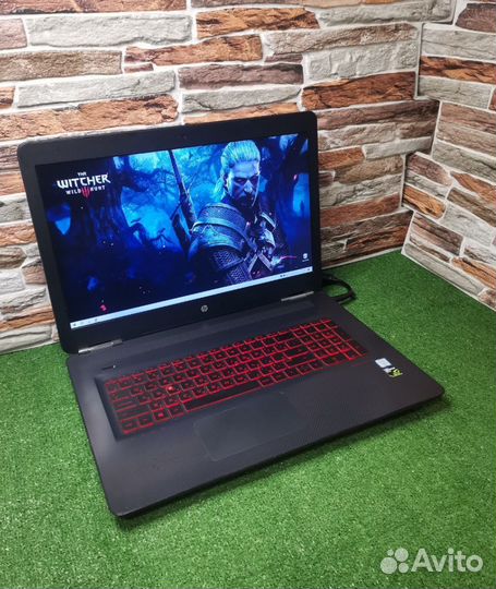 Игровой ноутбук Hp 17.3/i7/GTX 1070 8Гб/12озу/ssd
