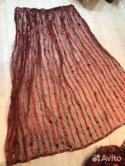 Комплект шторы и покрывало