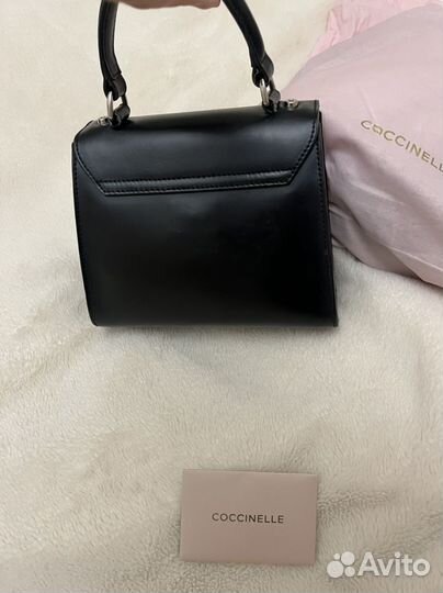 Сумка coccinelle натуральная кожа