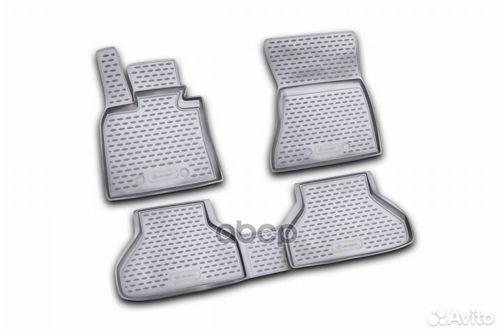 Коврики в салон BMW X6 2009, 4 шт. (полиуретан
