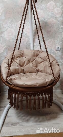 Подвесное садовое кресло-качель