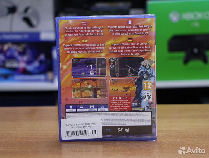 Ganryu 2: Hakuma Kojiro PS4, английская версия