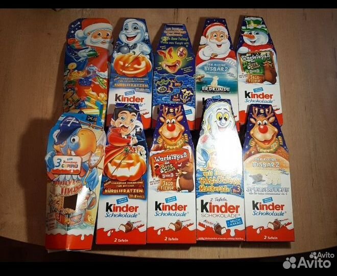 Киндер коробочки от яиц и шоколада