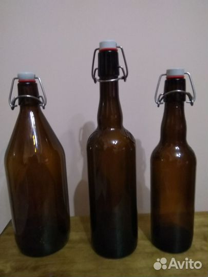 Бутылка стеклянная