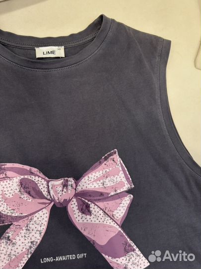Футболка без руковов / майка lime
