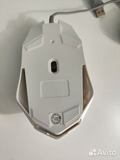 Игровая мышь белая