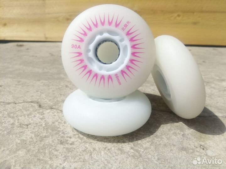 Светящиеся колеса для роликов, 8шт