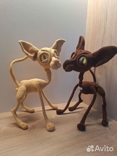 Вязаные игрушки ручной работы