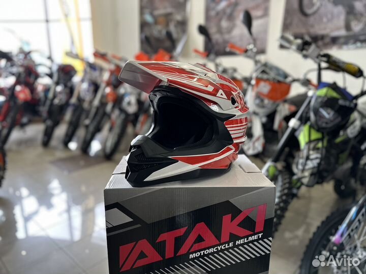 Шлем кроссовый Ataki JK801A Legacy