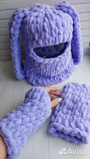 Шапка балаклава для девочки новая