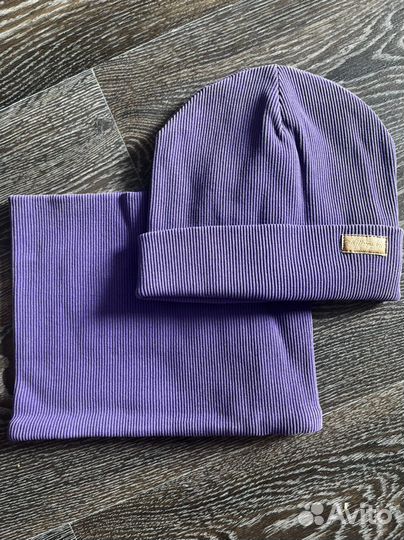 Комплект шапка и снуд