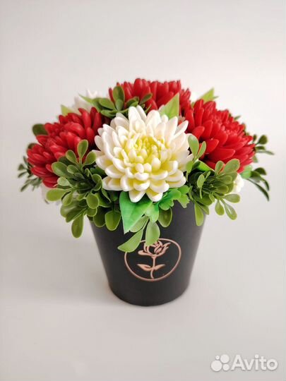 Букет тюльпанов цветы из мыла в подарок учителю