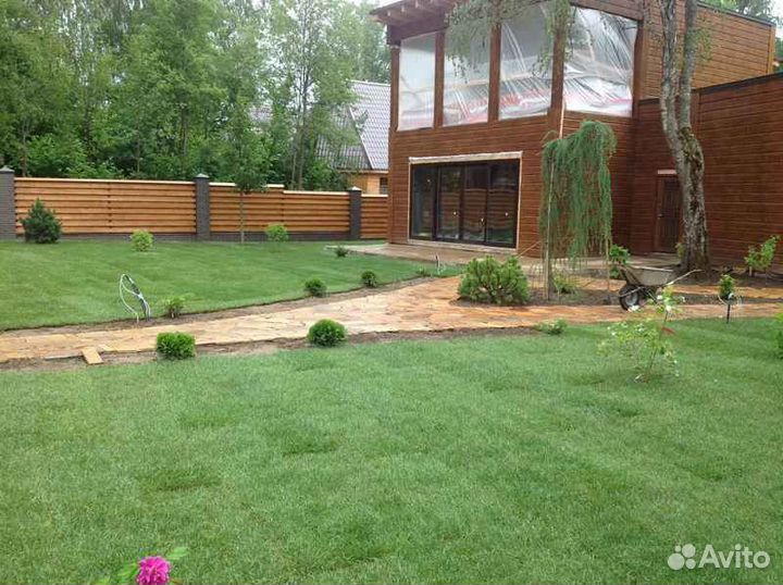 Рулонный газон спортивный