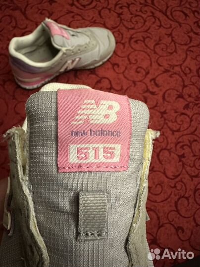 Кроссовки New Balance 515 детские для девочки