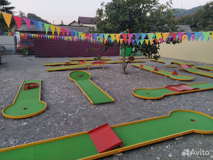 Дорожки для mini гольфа