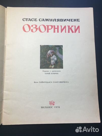 Озорники, Самулявичене, 1978