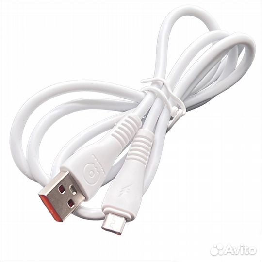 Кабель WUW X163 USB-microUSB 2,4A, 1m White