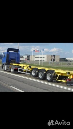 Контейнеровоз и контейнеры железнодорожные 3,5, 20