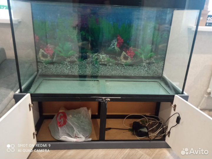 Аквариум с тумбой 400 литров