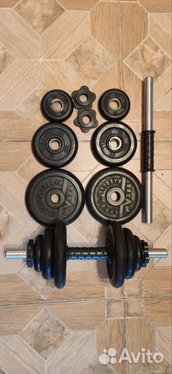 Гантели разборные Barbell Titan 10 кг(шт)