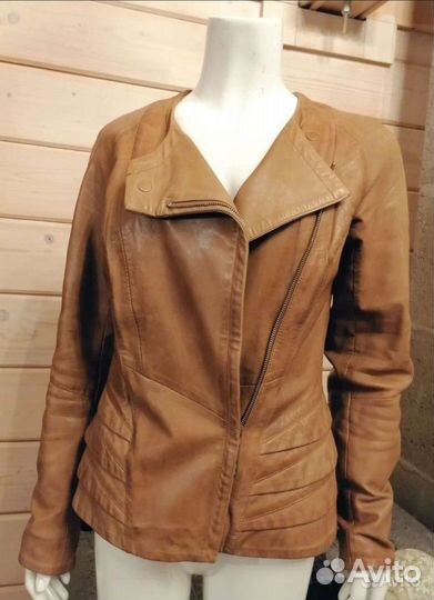Куртка кожаная женская 46