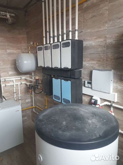 Монтаж современных систем отопления, водоснабжения