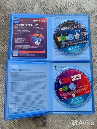 Игры для приставок ps4 NHL 22, NBA 2K23, FIFA 23