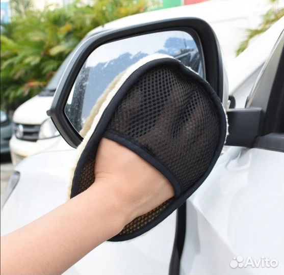 Перчатка для мытья автомобиля и поверхностей