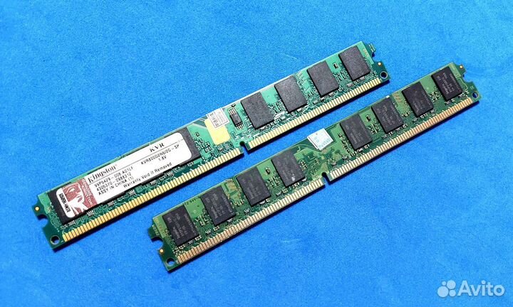 Память DDR2 2gb 800mhz PlexHD/Kingston