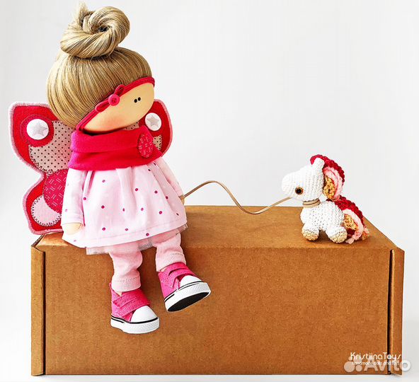 Летняя кукла ручной работы в наличии