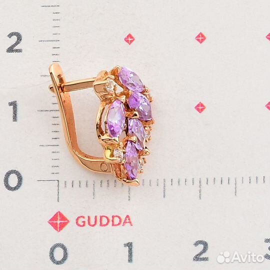 Серьги золотые