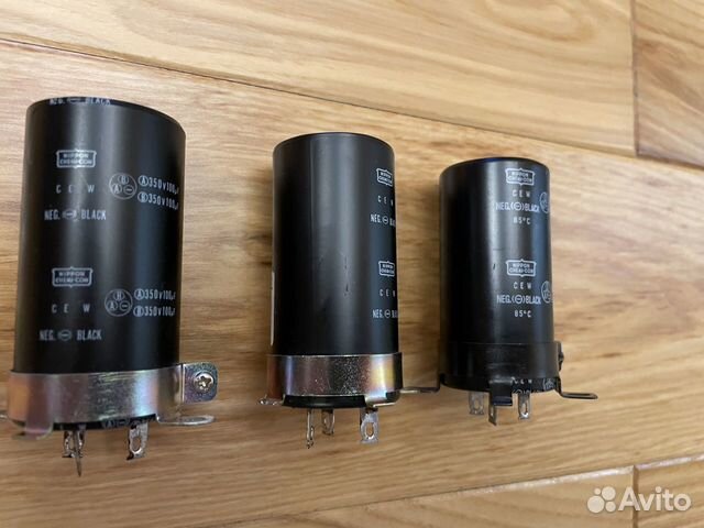 Nippon Chemi-Con 2x 100uf 450v 2x 100uf 350V