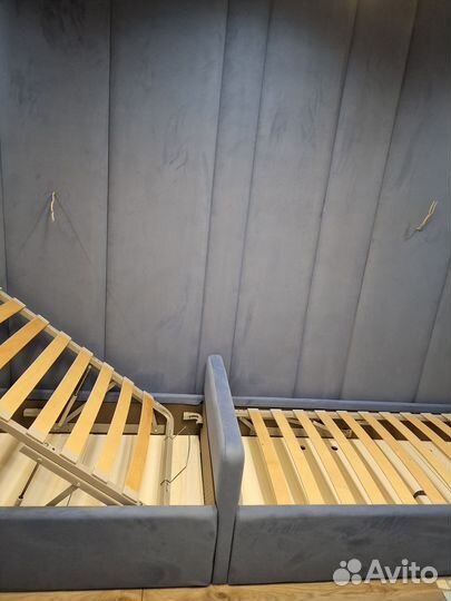 Мягкие стеновые панели и кровати в детскую