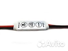 Минидиммер 12-24В Контроллер для одноцвет ленты 6а