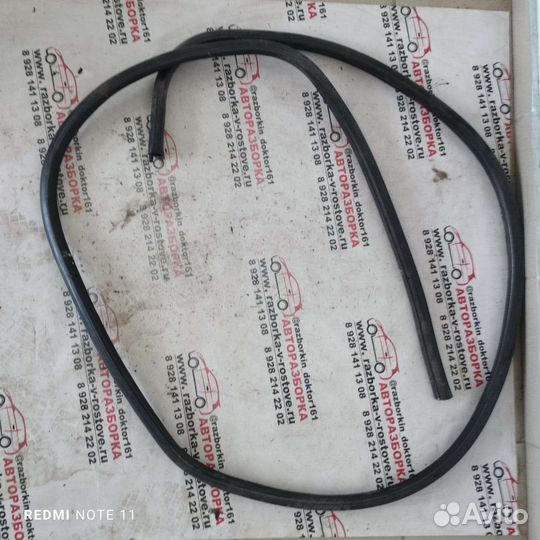 Резинка дверная левая citroen berlingo