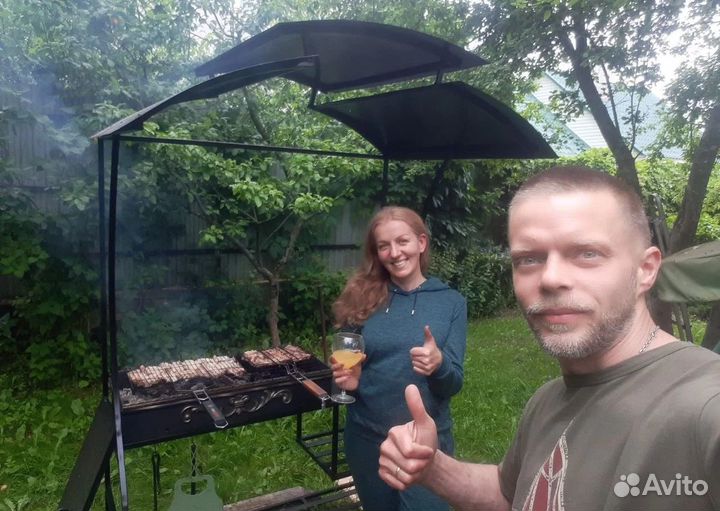 Мангал С крышей