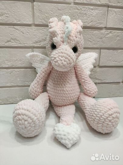 Вязанные игрушки дракон