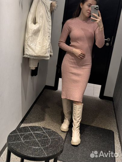 Платье с люрексом