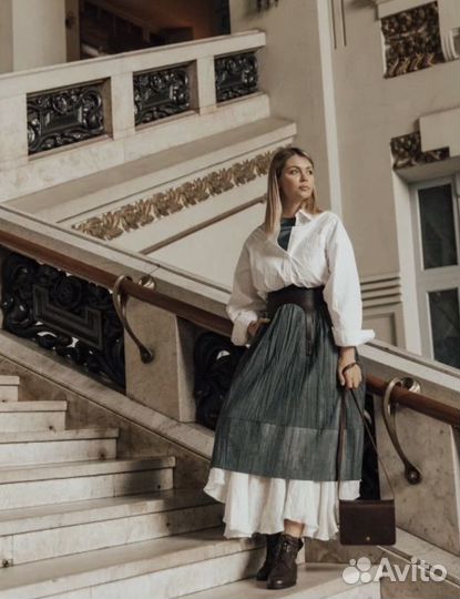 Баска -корсет из натуральной кожи