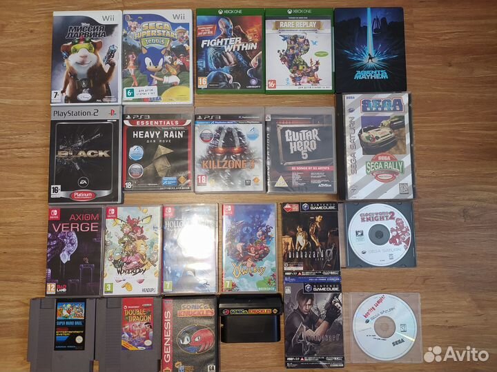 Игры PS-3 PS-2 X-ONE NES WII Switch GC Sega Saturn