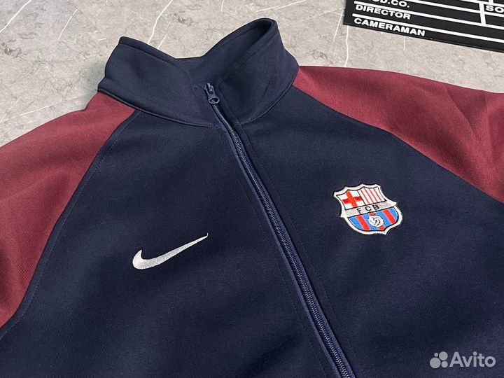 Зип худи Nike Barcelona футбольная