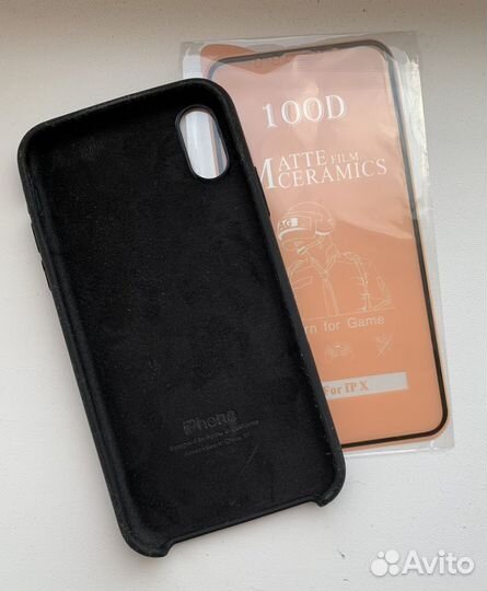 Новый чехол и стекло на iPhone X/XS