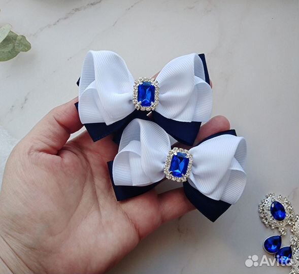 Банты, ободок в школу