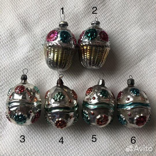 Елочные игрушки СССР