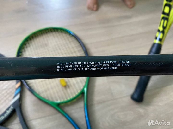 Ракетки для большого тенниса, чехлы и мячики