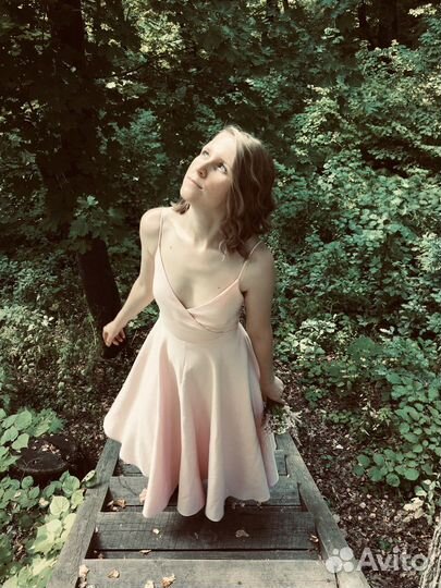 Платье zara лён