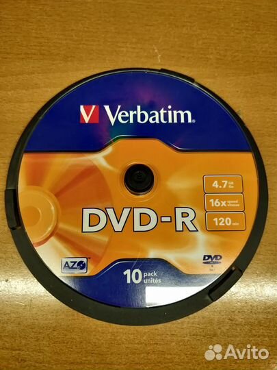 Чистые диски Болванки Verbatium, DVD R