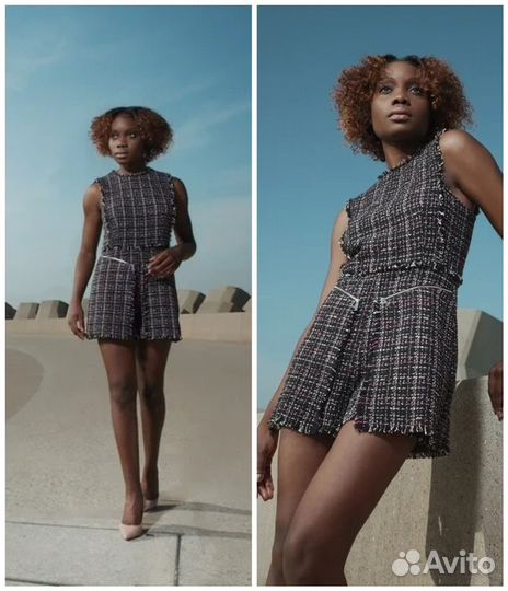 Комбинезон твид хит Zara M