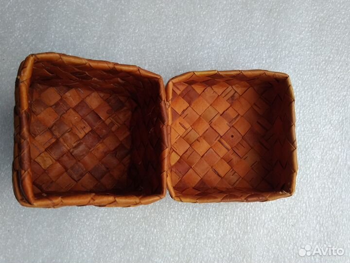 Шкатулка-короб из бересты СССР 60-е гг. Редкость