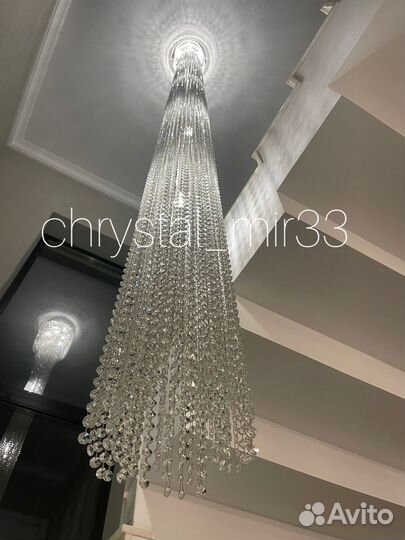Люстра в лестничный проем (Гусь-Хрустальный)